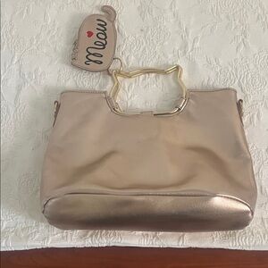 Chic Metallic Women's Shoulder Bag